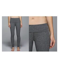Lululemon Wunder Under Pant *Cotton (Roll Down) Casual Athletic Yoga Legging